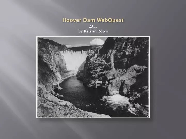 hoover dam webquest