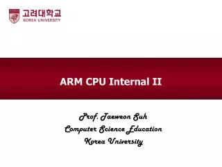ARM CPU Internal II