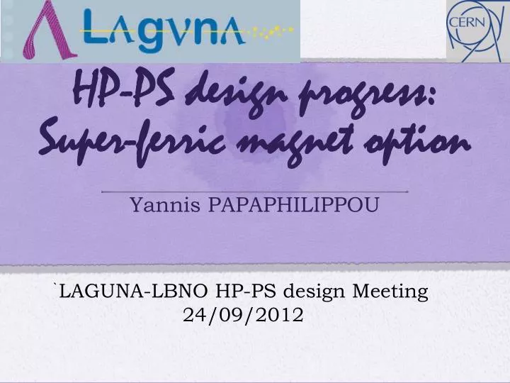 hp ps design progress super ferric magnet option
