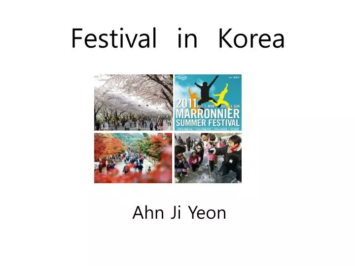 festival in korea