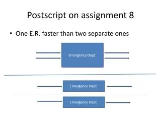 Postscript on assignment 8