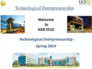 Technological Entrepreneurshi p