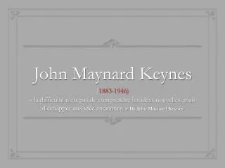 john maynard keynes