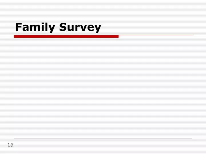 family survey