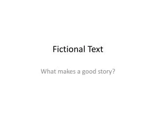 fictional text