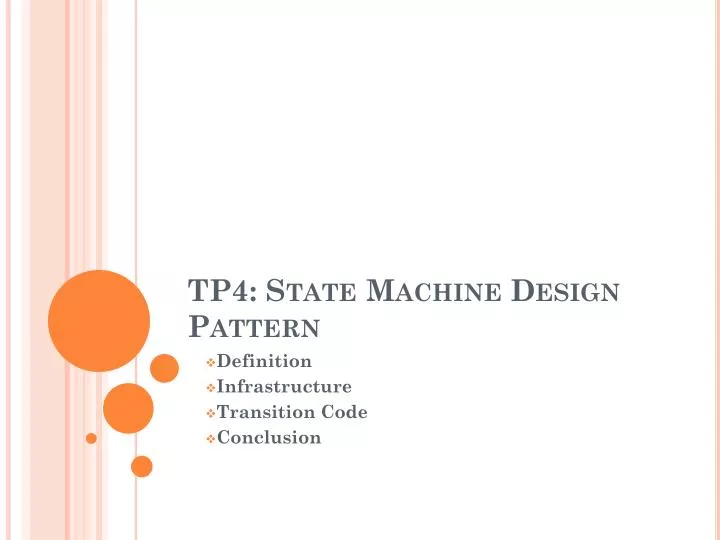 tp4 state machine design pattern
