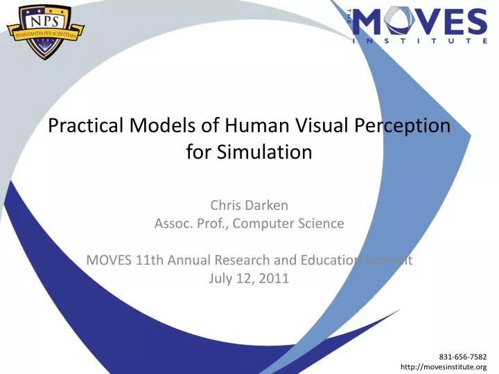 practical models of human visual perception for simulation