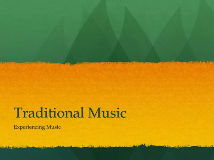 traditional music