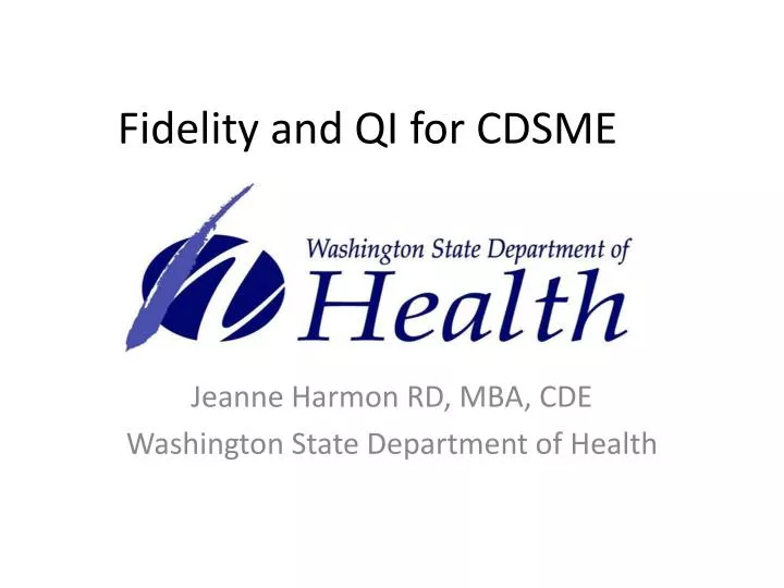 fidelity and qi for cdsme