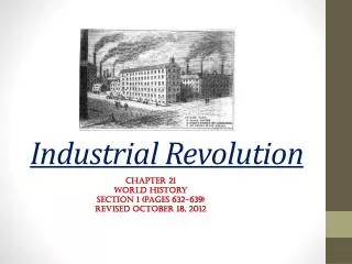 Industrial Revolution