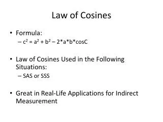 Law of Cosines