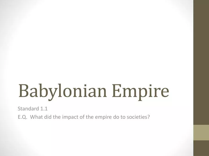 babylonian empire