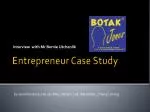 Entrepreneur Case Study - slide 1