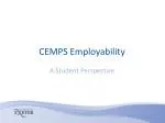 CEMPS Employability - slide 1