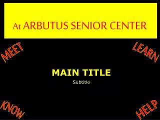 main title