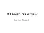 HPE Equipment &amp; Software - slide 1