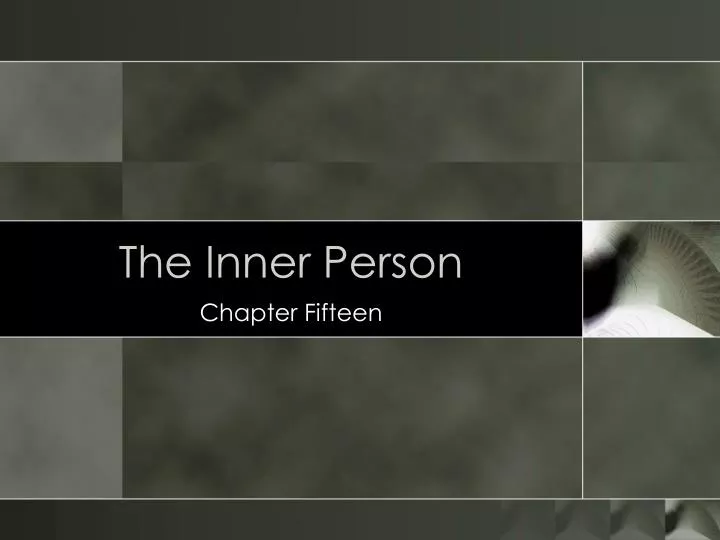 the inner person