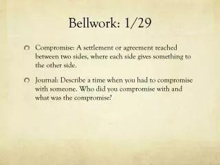 bellwork 1 29