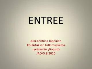 entree