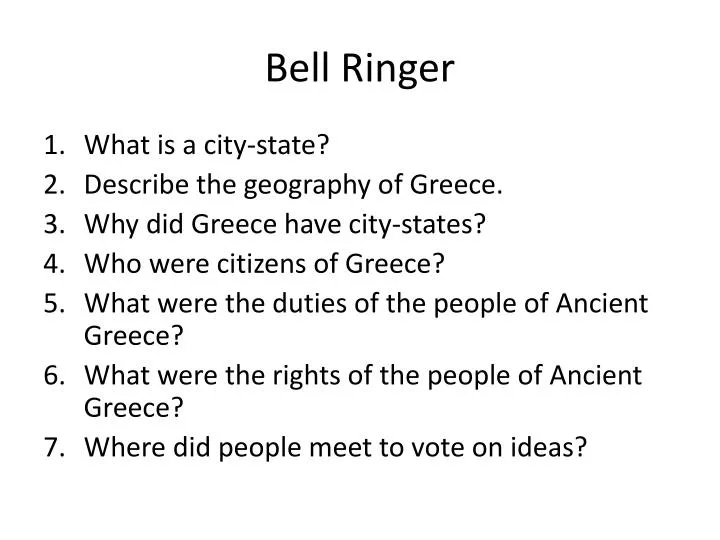 bell ringer