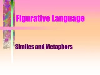 Figurative Language