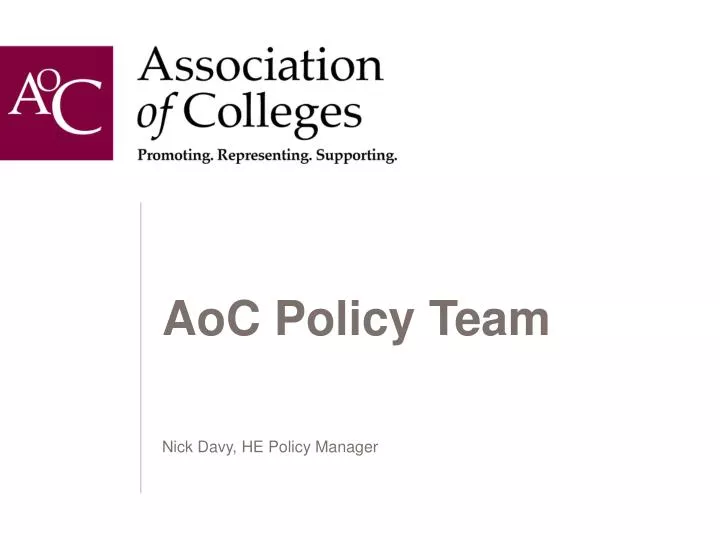 aoc policy team