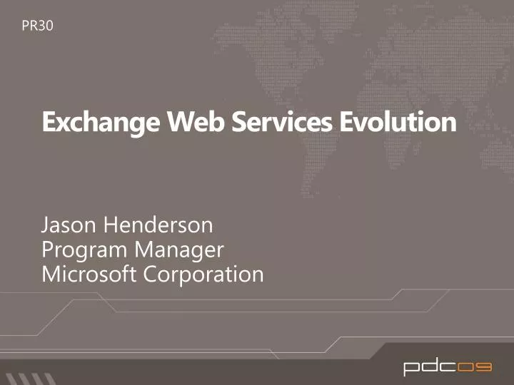 exchange web services evolution