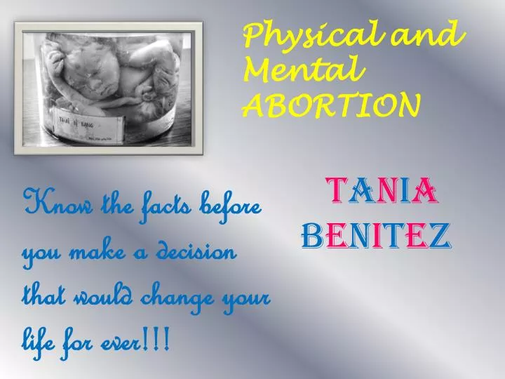 physical and mental abortion