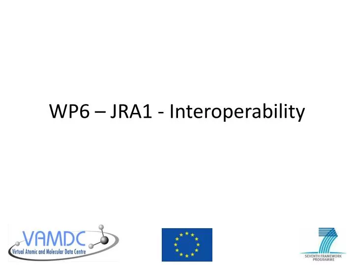 wp6 jra1 interoperability