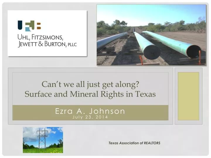can t we all just get along surface and mineral rights in texas