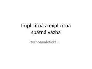 implicitn a explicitn sp tn v zba