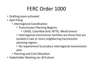 FERC Order 1000