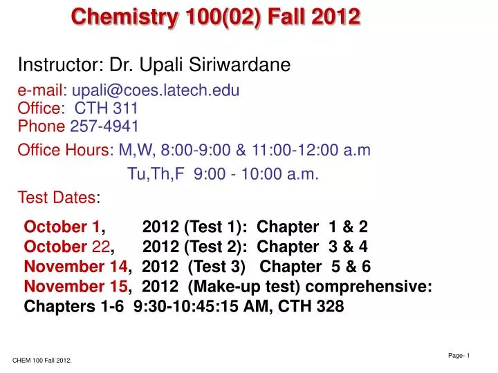 chemistry 100 02 fall 2012
