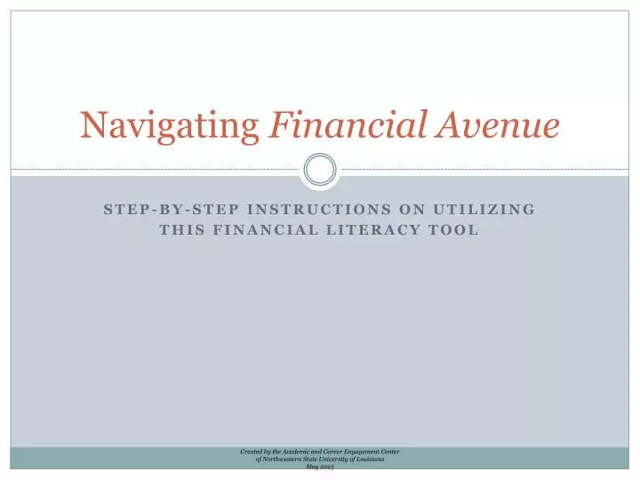 navigating financial avenue