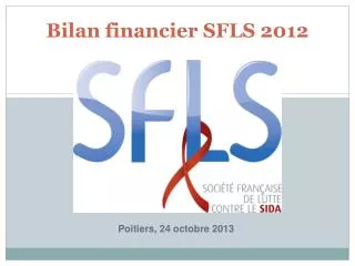 bilan financier sfls 2012