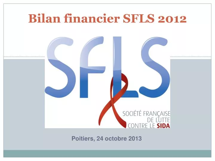 bilan financier sfls 2012
