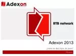 Adexon 2013 - slide 1