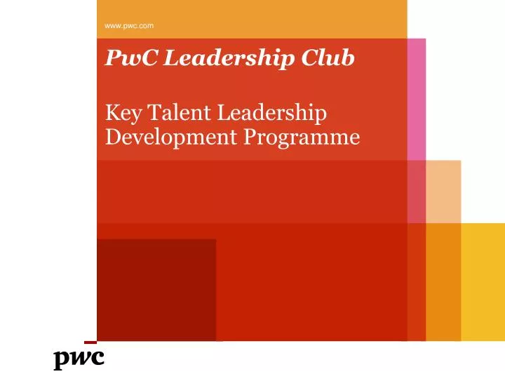pwc leadership club