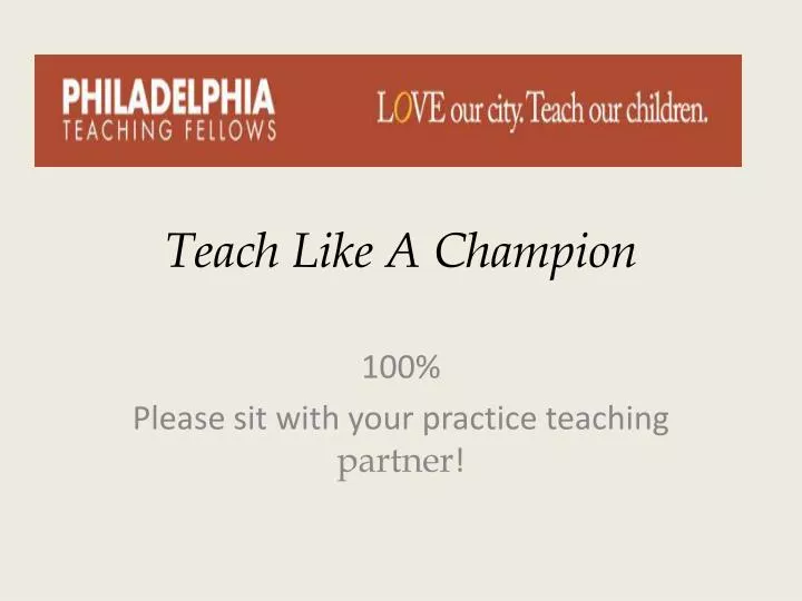 teach like a champion