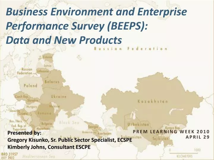 business environment and enterprise performance survey beeps data and new products