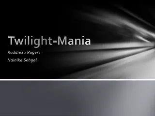 Twilight-Mania