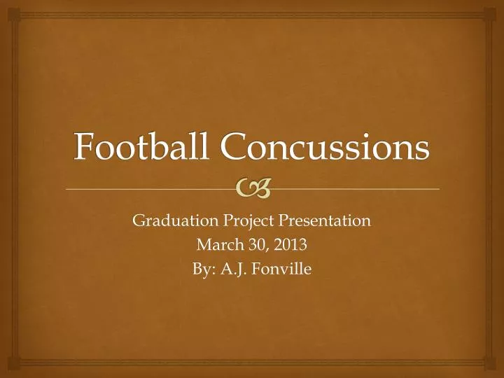 football concussions