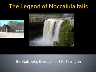 The Legend of Noccalula falls