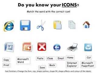 Do you know your ICONS ?