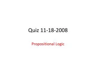 quiz 11 18 2008
