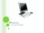 Unit 2.1 - slide 1