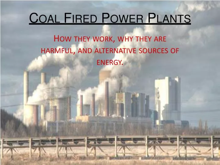 coal fired power plants
