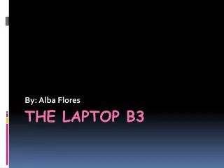 The Laptop b3