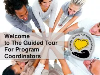 Welcome to The Guided Tour For Program Coordinators