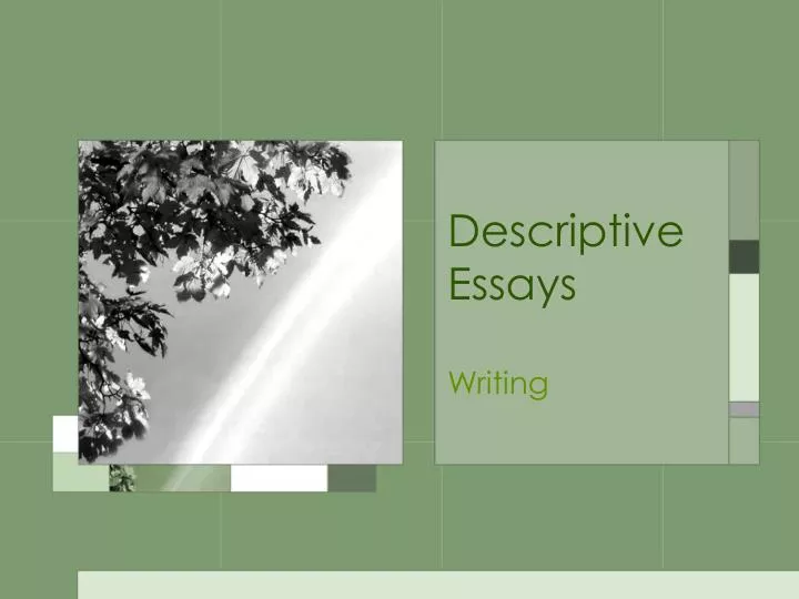 descriptive essays